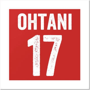 Ohtani 17 - White Font Posters and Art